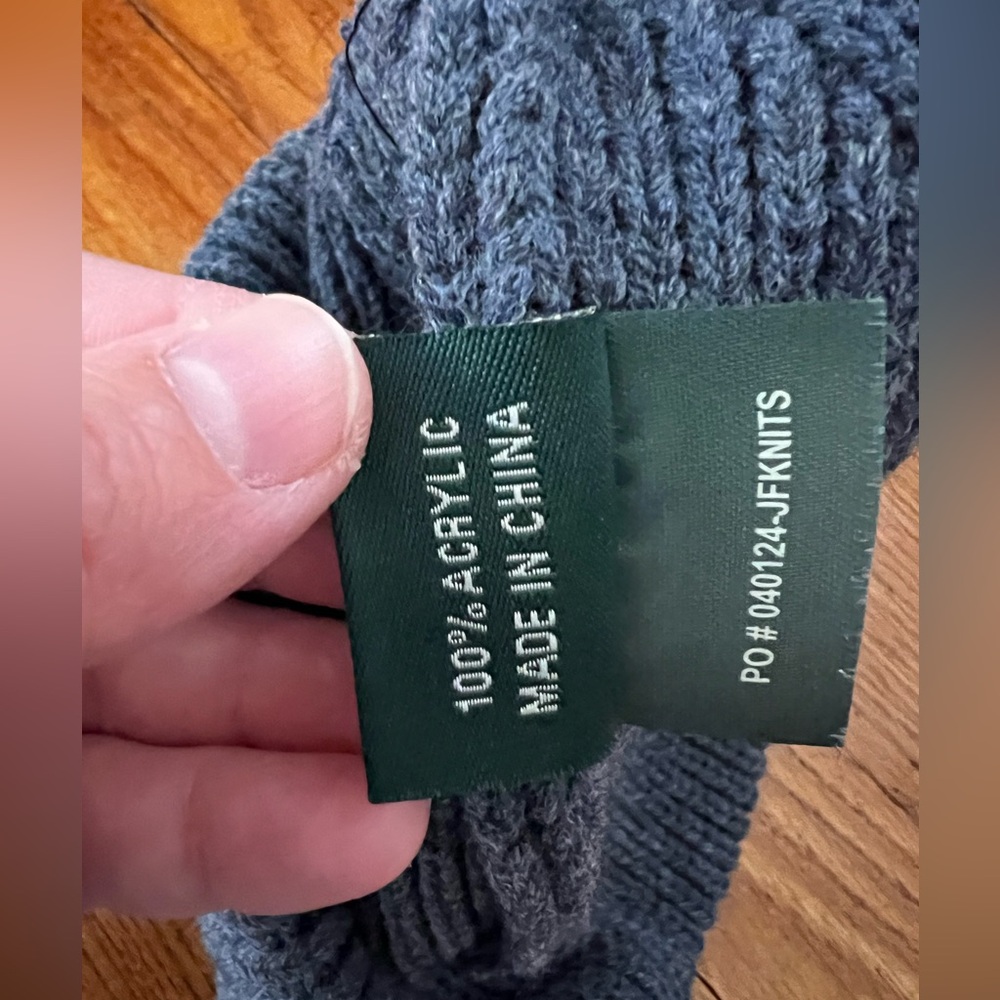 The Black Dog Denim Heather Beanie - Picture 6 of 6